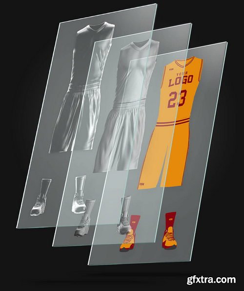 Sportstemplates - Slam Dunk Basketball Uniform Template