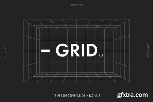 Creativemarket - Vector Perspective Grids