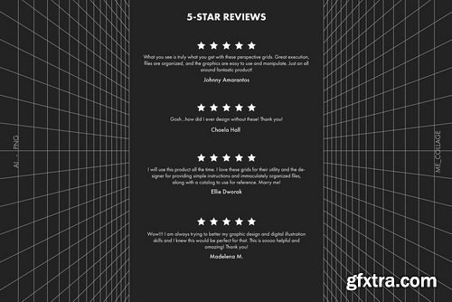 Creativemarket - Vector Perspective Grids