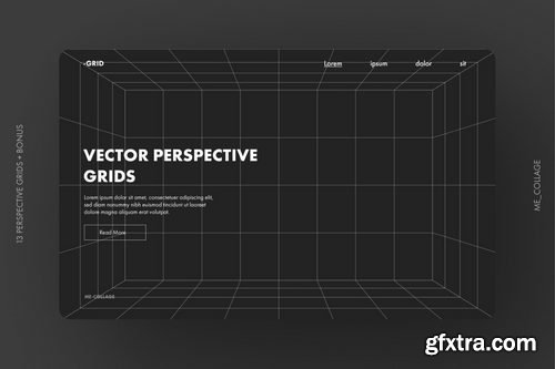 Creativemarket - Vector Perspective Grids