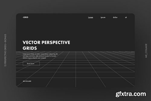 Creativemarket - Vector Perspective Grids