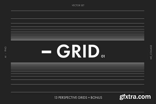 Creativemarket - Vector Perspective Grids