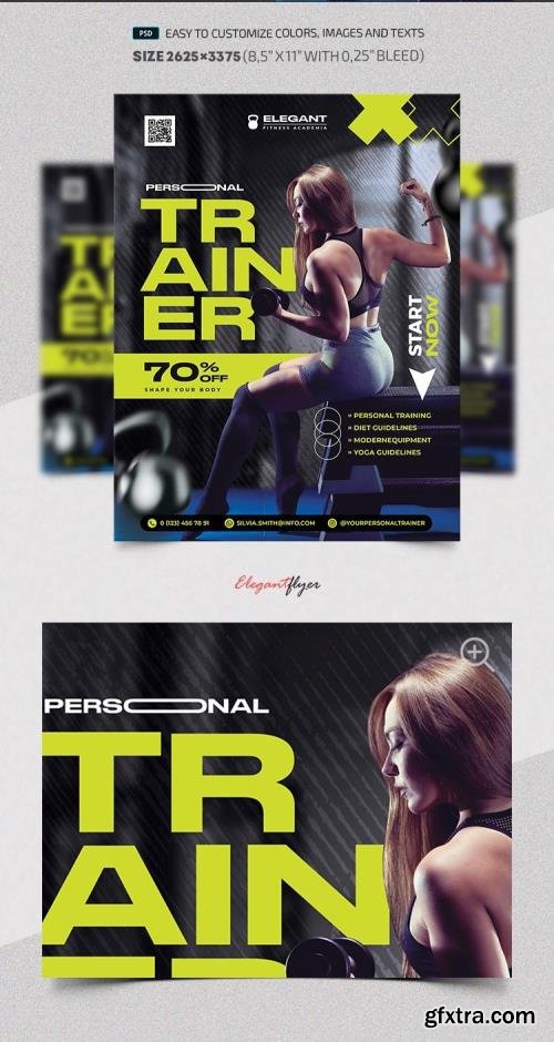 Personal Trainer - Premium Flyer template (PSD)