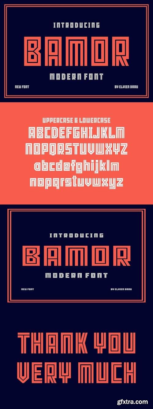 Bamor - Display Font