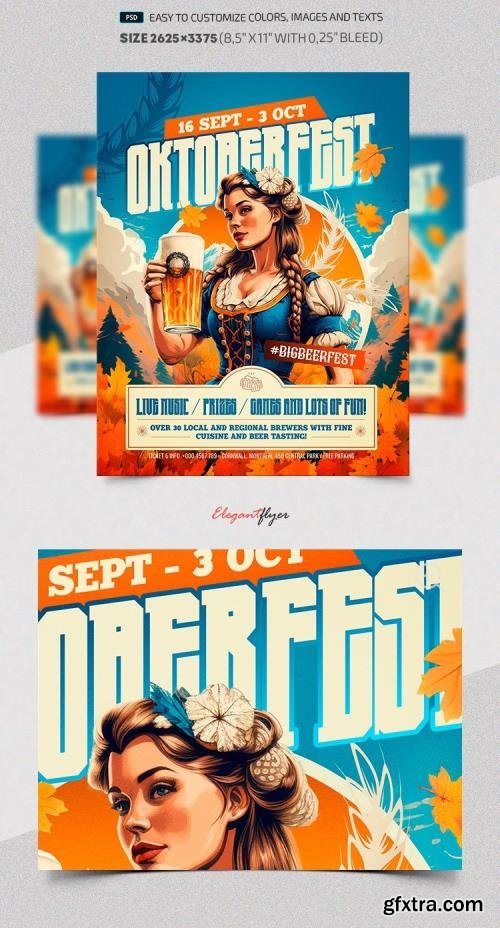 Oktoberfest Flyer - Premium Flyer template (PSD)