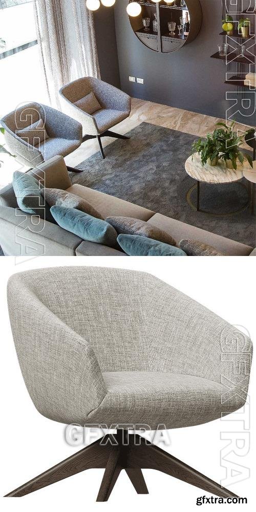 Armchair MYA - Pacini & Cappellini