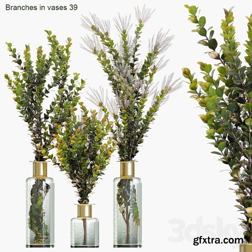 3dsky Pro - Branches in vases 39
