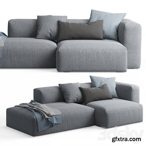 3dsky Pro - Mags Soft Corner Lounge Sofa by HAY