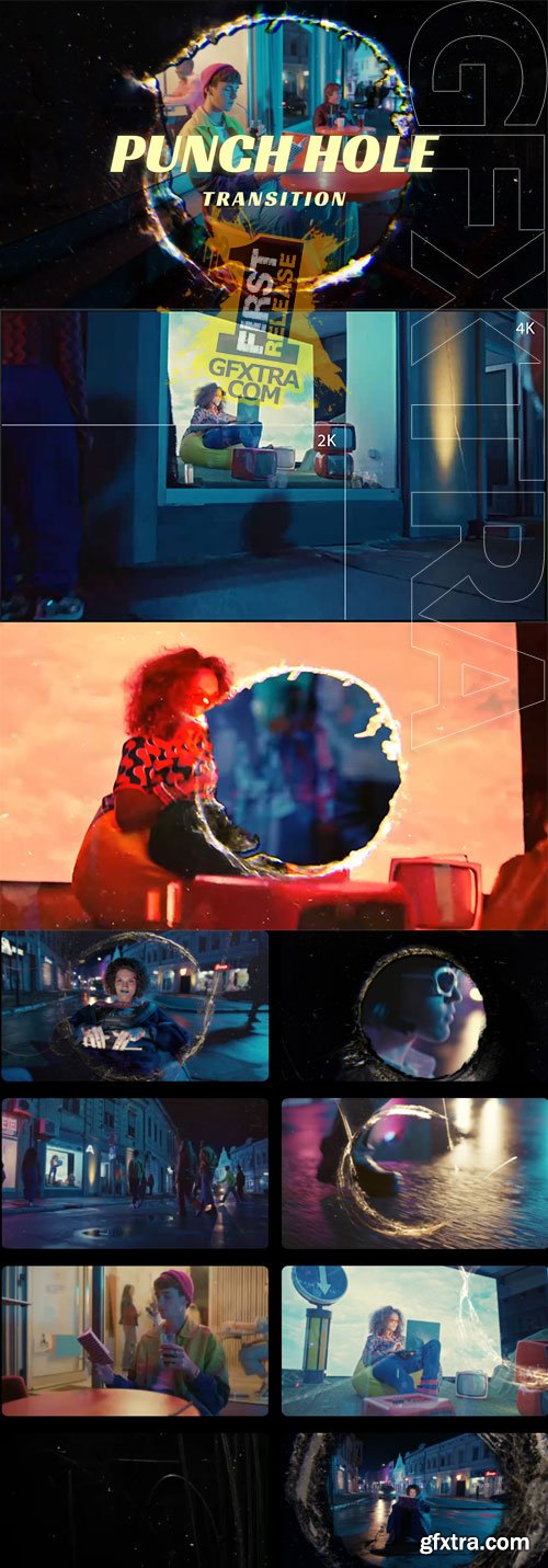 Pixflow - Punch Hole Video Overlays