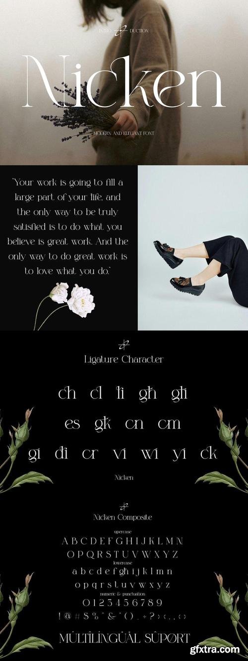 Nicken Modern Ligature Serif