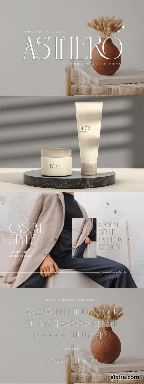 Asthero – A Modern Serif Font