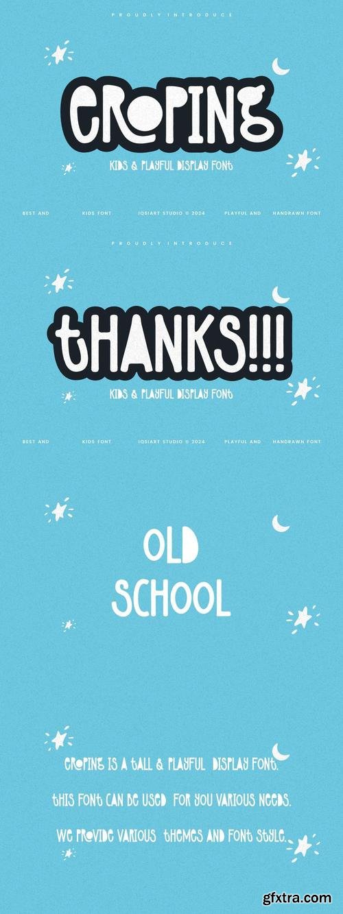 Eroping - Fun & Playful Font