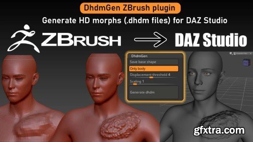 Gumroad - DhdmGen v1.0.1 for Zbrush