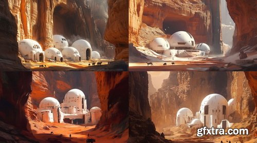 425 Ai Art Prompts Environments: Vol 3