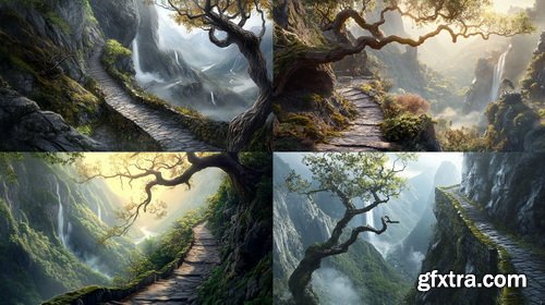 425 Ai Art Prompts Environments: Vol 3