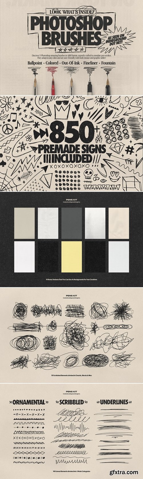 CreativeMarket - Pens Kit