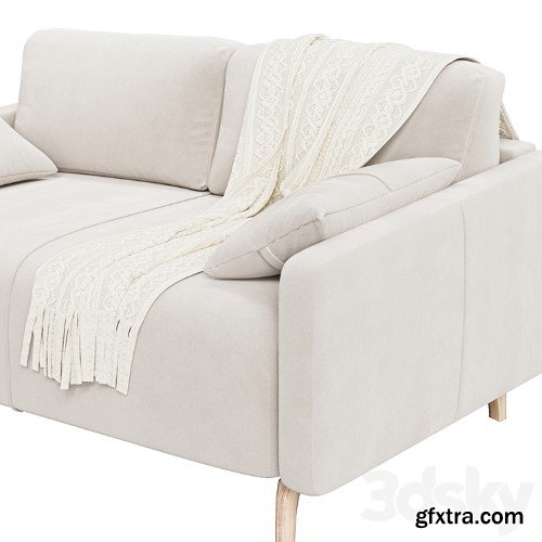 3dsky Pro - Sofa Lieri Mini Velvet Light