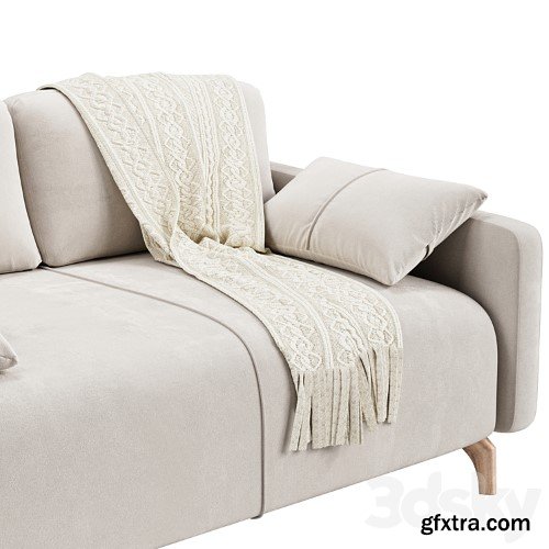 3dsky Pro - Sofa Lieri Mini Velvet Light