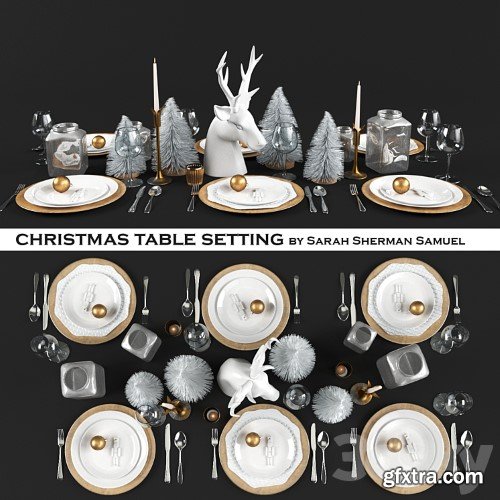 3dsky Pro - Candlelit christmas table