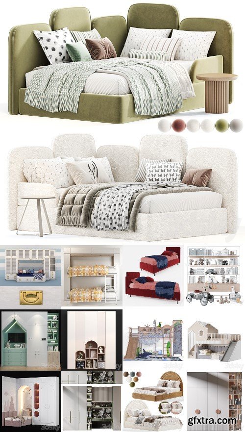 3dsky Pro - Childroom vol. 1 3d Models