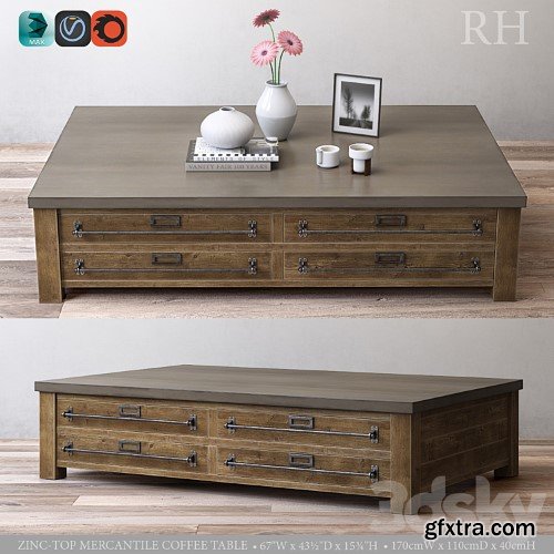 3dsky Pro - Coffee Table vol. 1 3d models