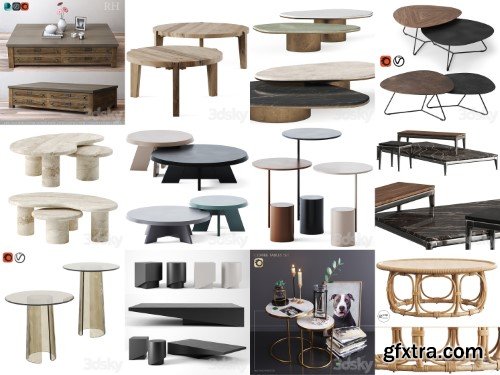 3dsky Pro - Coffee Table vol. 1 3d models