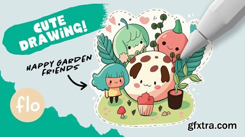 Artwithflo - Procreate Tutorial Kawaii Illustration