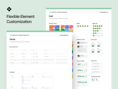 'Learna - Language Learning Mobile App UI Kit'