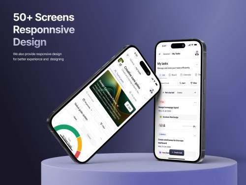 'Tackito - Project & Task Management Dashboard UI Kit'