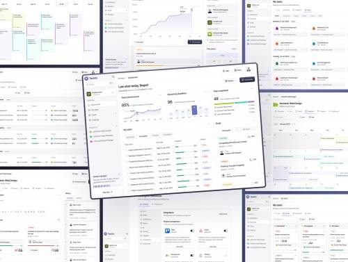 'Tackito - Project & Task Management Dashboard UI Kit'