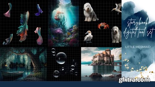 Finding North Education - Little Mermaid Digital Storybook Tool Set