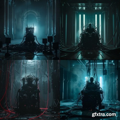 435 Midjourney Prompts for Dark Sci-fi: Vol 2