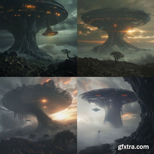 435 Midjourney Prompts for Dark Sci-fi: Vol 2