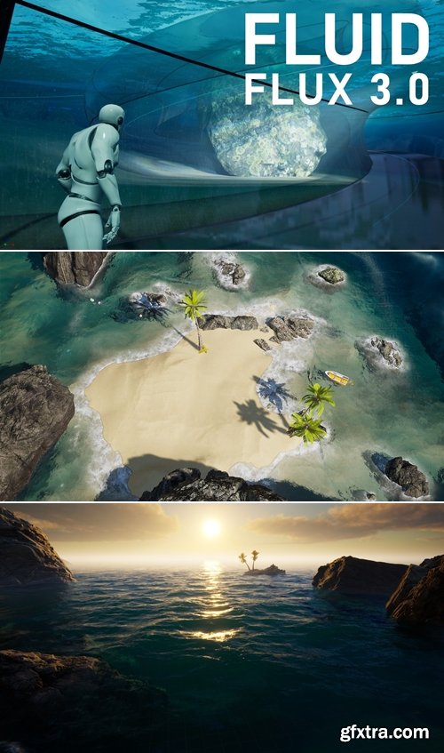 Unreal Engine Marketplace - Fluid Flux v3.0.4