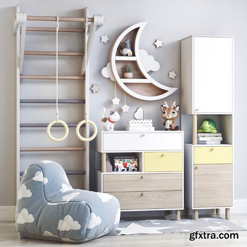 3dsky Pro - Children\'s furniture Deakins and toys