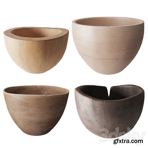 3dsky Pro - Turned Wooden Bowls