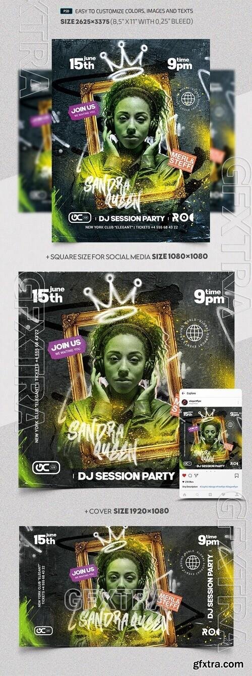Dj Guest - Premium Flyer template (PSD)