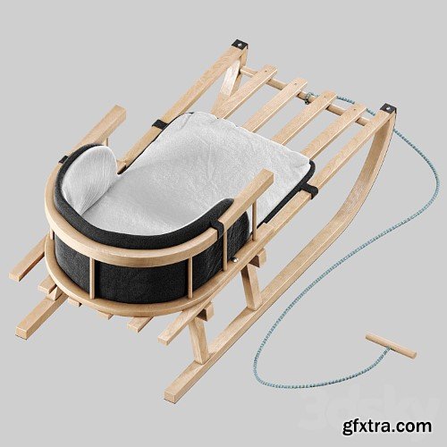 3dsky Pro - wooden sled