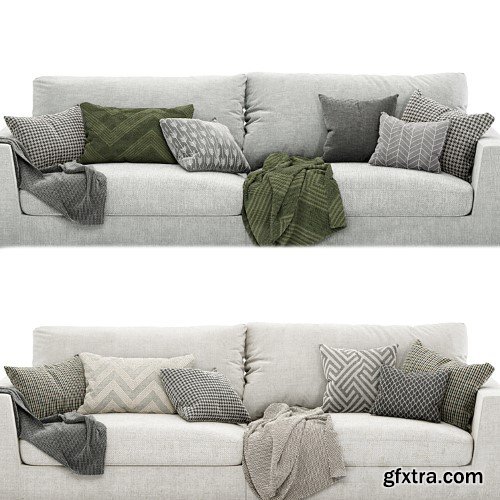 3dsky Pro - lottie 3 seat sofa