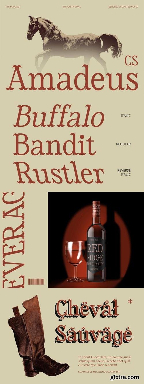 Amadeus - Tuscan Font