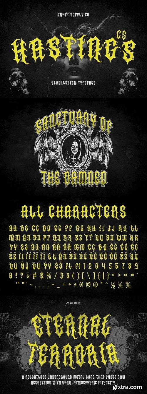 Hastings – Blackletter Font