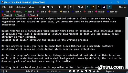 Black NotePad 2.3.2.28