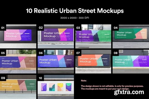 Asylab - 10 Urban Street Mockups