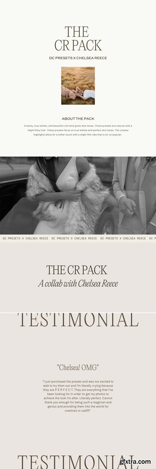 Dс Presets x Chelsea Reece. Lightroom Presets