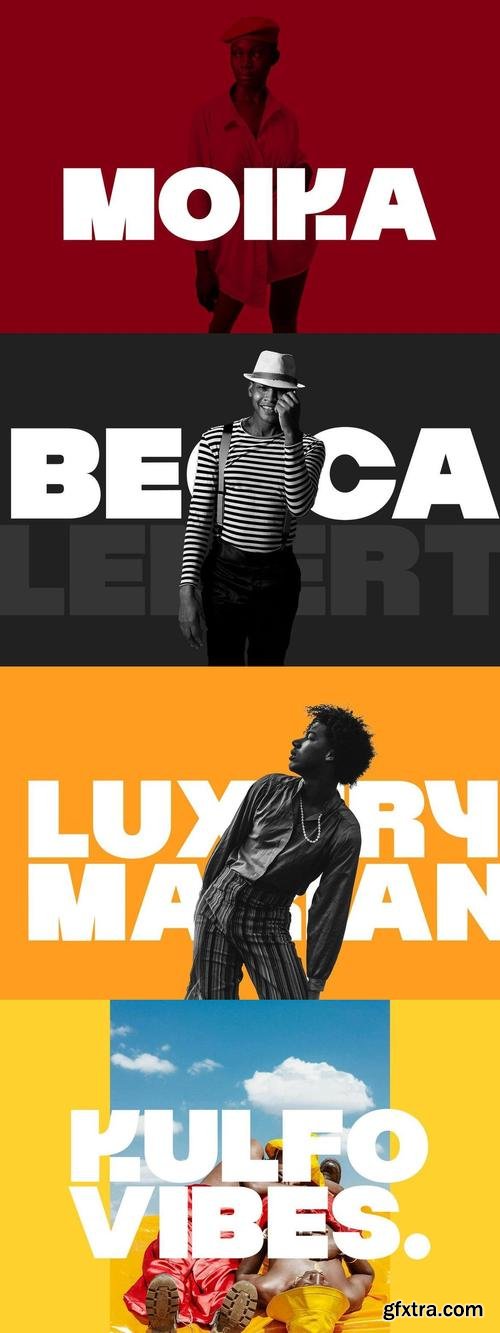 Moika Display Typeface