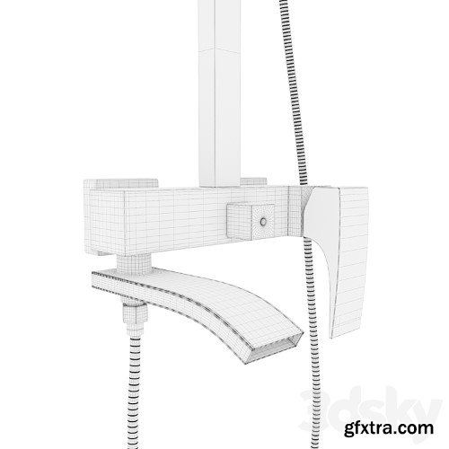 3dsky Pro - Shower column Gappo G2407, chrome