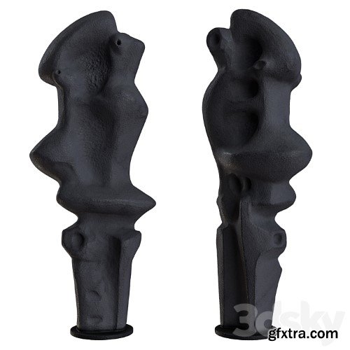 3dsky Pro - 1970s Belgian Abstract Sculpture