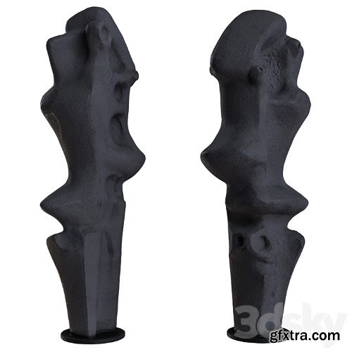 3dsky Pro - 1970s Belgian Abstract Sculpture