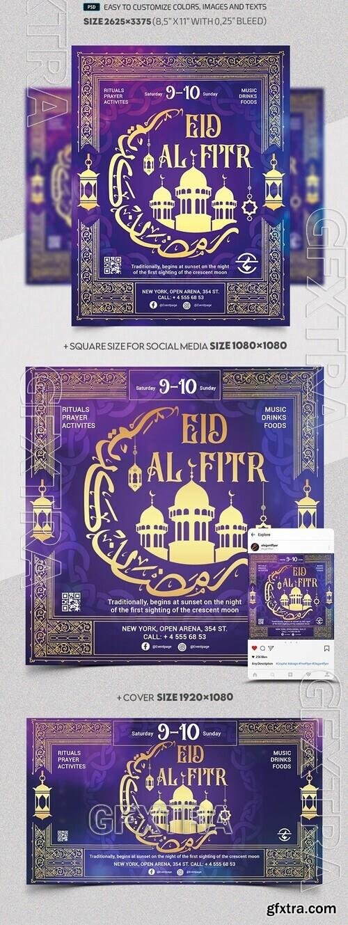 Eid al-Fitr - Premium Flyer template (PSD)