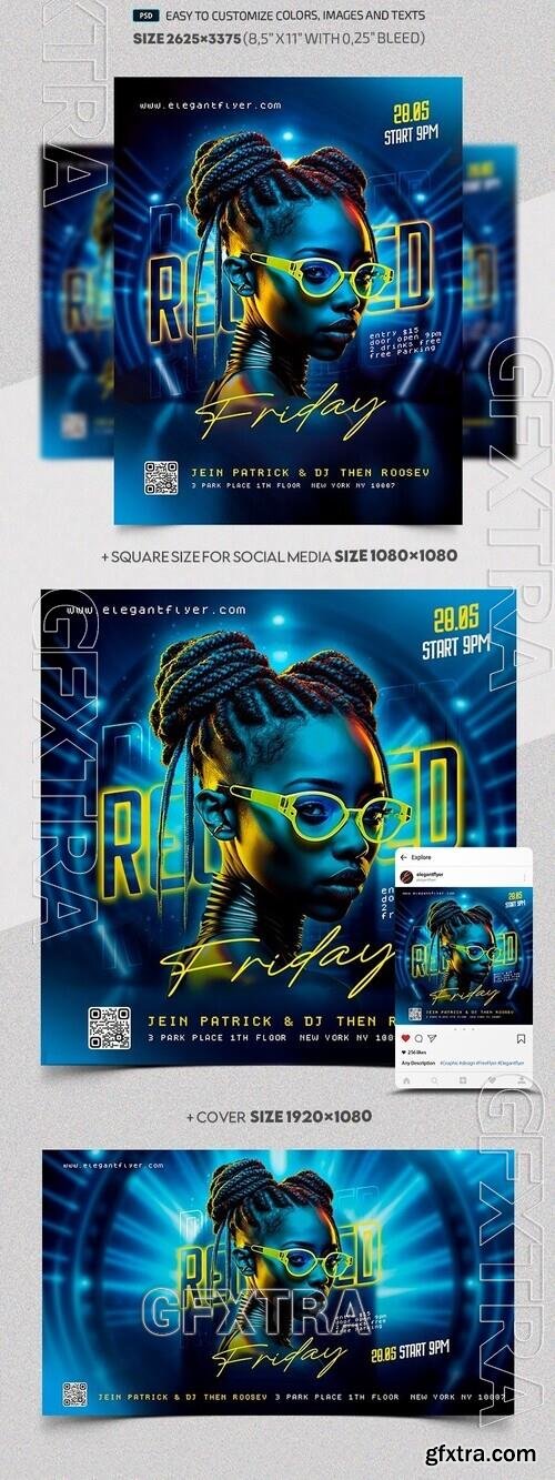 Reloaded Friday - Premium Flyer template (PSD)